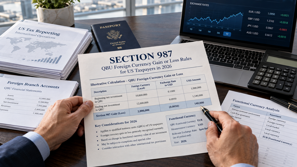 Section 987 explained: QBU foreign currency gain or loss rules for US taxpayers in 2026