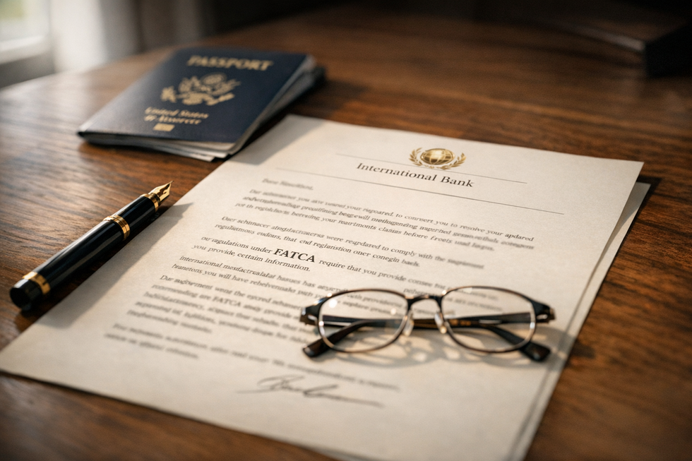 FATCA letter from your foreign bank: What it means and what to do next