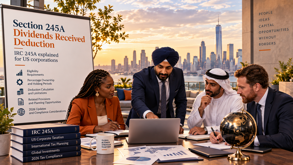 Section 245A dividends received deduction: IRC 245A explained for US corporations