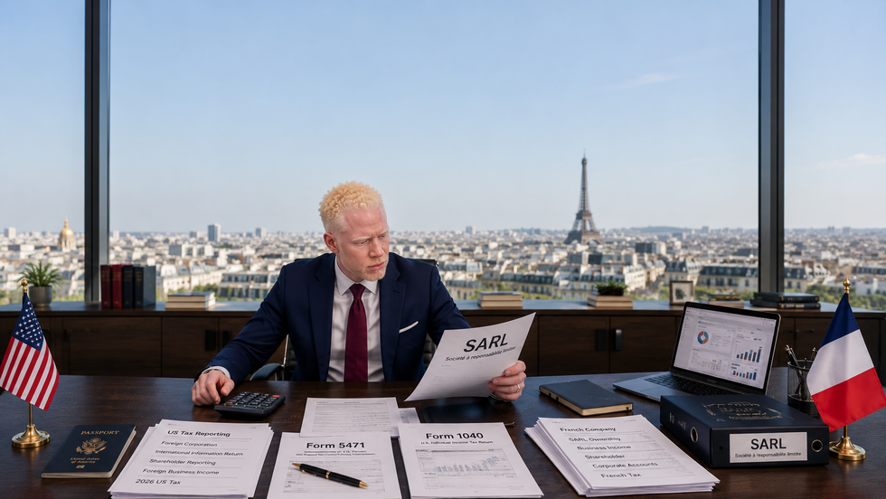 SARL France: US tax implications for Americans owning a French business in 2026