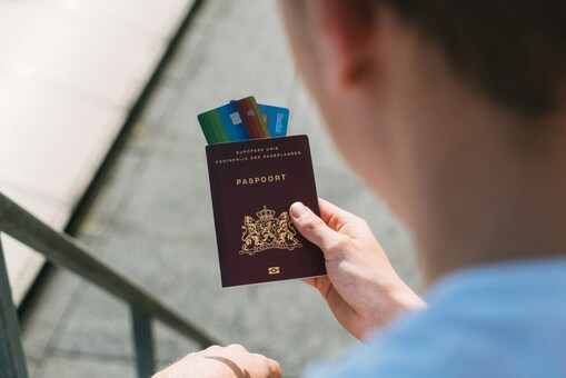 Passport and credit cards ready