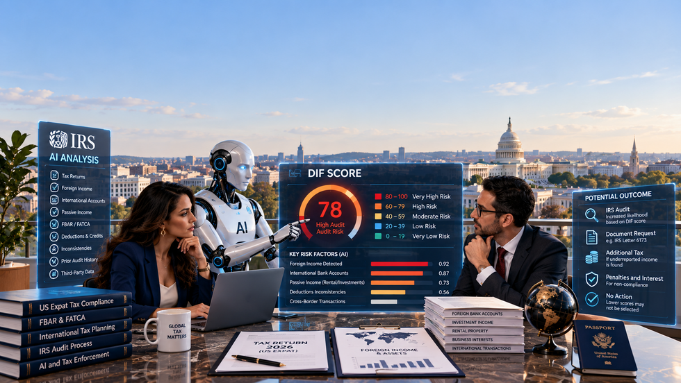 IRS AI audit selection in 2026: What DIF scores actually mean for US expats