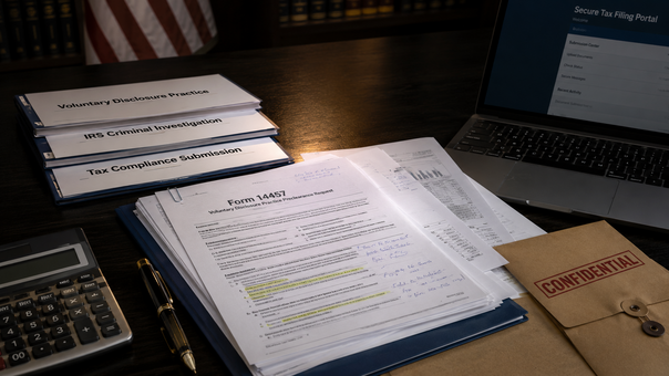 IRS Form 14457- Voluntary Disclosure Practice application by Taxes for Expats (TFX)