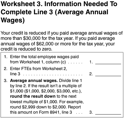 Worksheet 3: Average wages