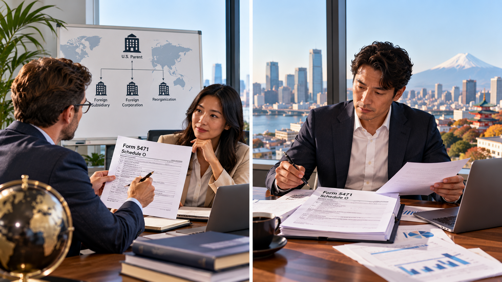 Form 5471 Schedule O: organization and reorganization of foreign corporations explained