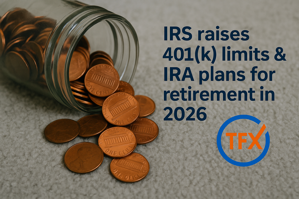 IRS updates 2026 retirement plans: 401(k) limit now $24,500, IRA rises to $7,500