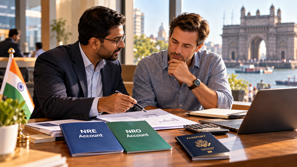NRE vs NRO account tax guide for US expats in India (2026)