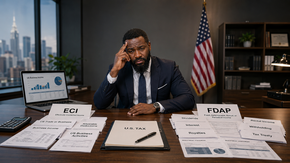 ECI vs FDAP: Key differences in US tax treatment for nonresident aliens (2026 guide)