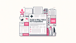 Filing tax return for an S corp: Form 1120-S instructions