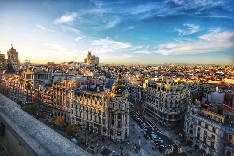 Edificio Metropoli, Gran vía Madrid, Spain