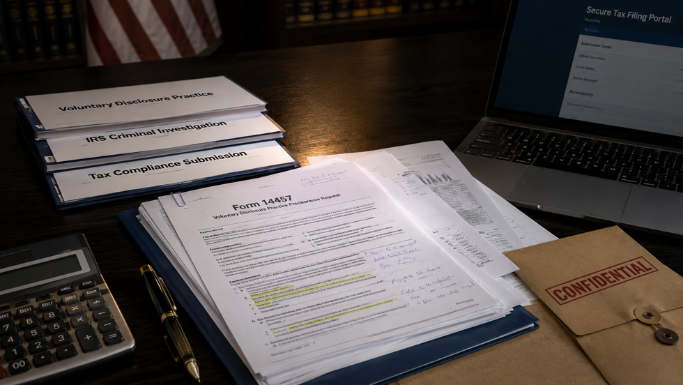 IRS Form 14457: Voluntary Disclosure Practice application guide