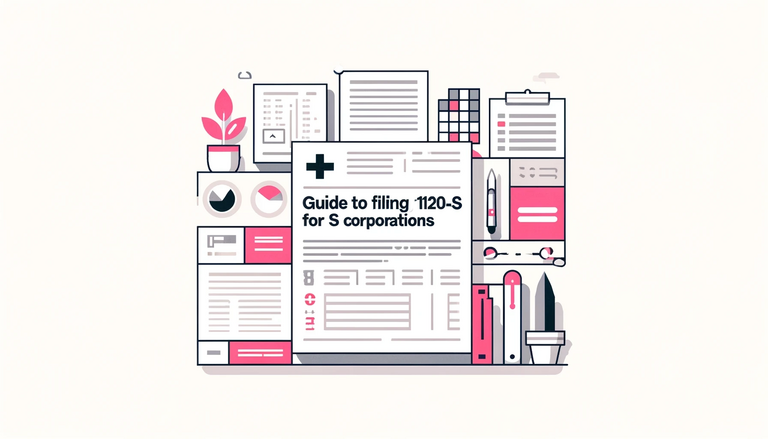Filing tax return for an S corp: Form 1120-S instructions